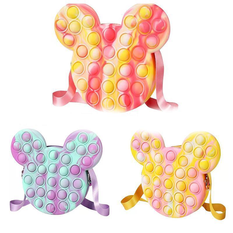 Fidget Toys Sensory Fashion Shoulder Unicorn Bag Kid Push Bubble Rainbow Anti Stress Educational Children And Adults Decompression Toy Party Favor
Fidget Toys Sensory Fashion Shoulder Unicorn Bag Kid Push Bubble Rainbow Anti Stress Educational Children And Adults Decompression Toy Party Favor