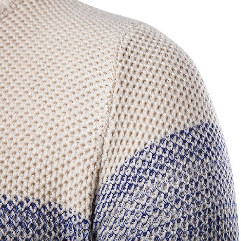 Striped Sweater Men Winter Casual Pullover Men Long Sleeve Knitted O-Neck Gradient Color Sweaters Male Plus Size S-2XL 210818