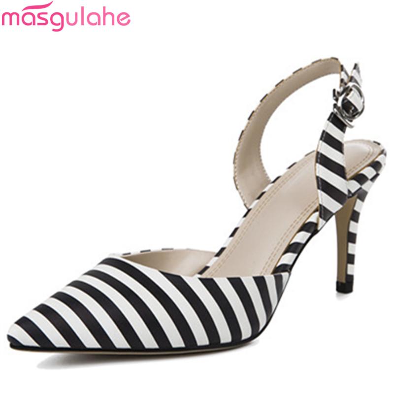 Masgulahe 2021 Summer Shoes Woman Pointed Toe Shallow High Heels Genuine Leather Women Elegant Sandals, Black
Masgulahe 2021 Summer Shoes Woman Pointed Toe Shallow High Heels Genuine Leather Women Elegant Sandals, Black