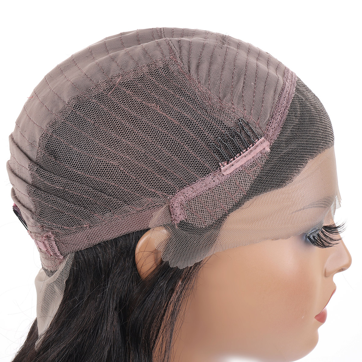 Ishow Short Wigs Lace Part Natural Color 1B# Brazilian Virgin Human Hair Wigs Brown Colored Bob Straight