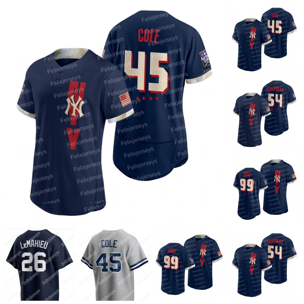 Yankees 99 Aaron Judge 2021 All-star Game Jersey Aroldis Chapman 45 Gerrit Cole Dj Lemahieu Gary Sanchez Gio Urshela Gleyber Torres Stanton, Blue;black
Yankees 99 Aaron Judge 2021 All-star Game Jersey Aroldis Chapman 45 Gerrit Cole Dj Lemahieu Gary Sanchez Gio Urshela Gleyber Torres Stanton, Blue;black