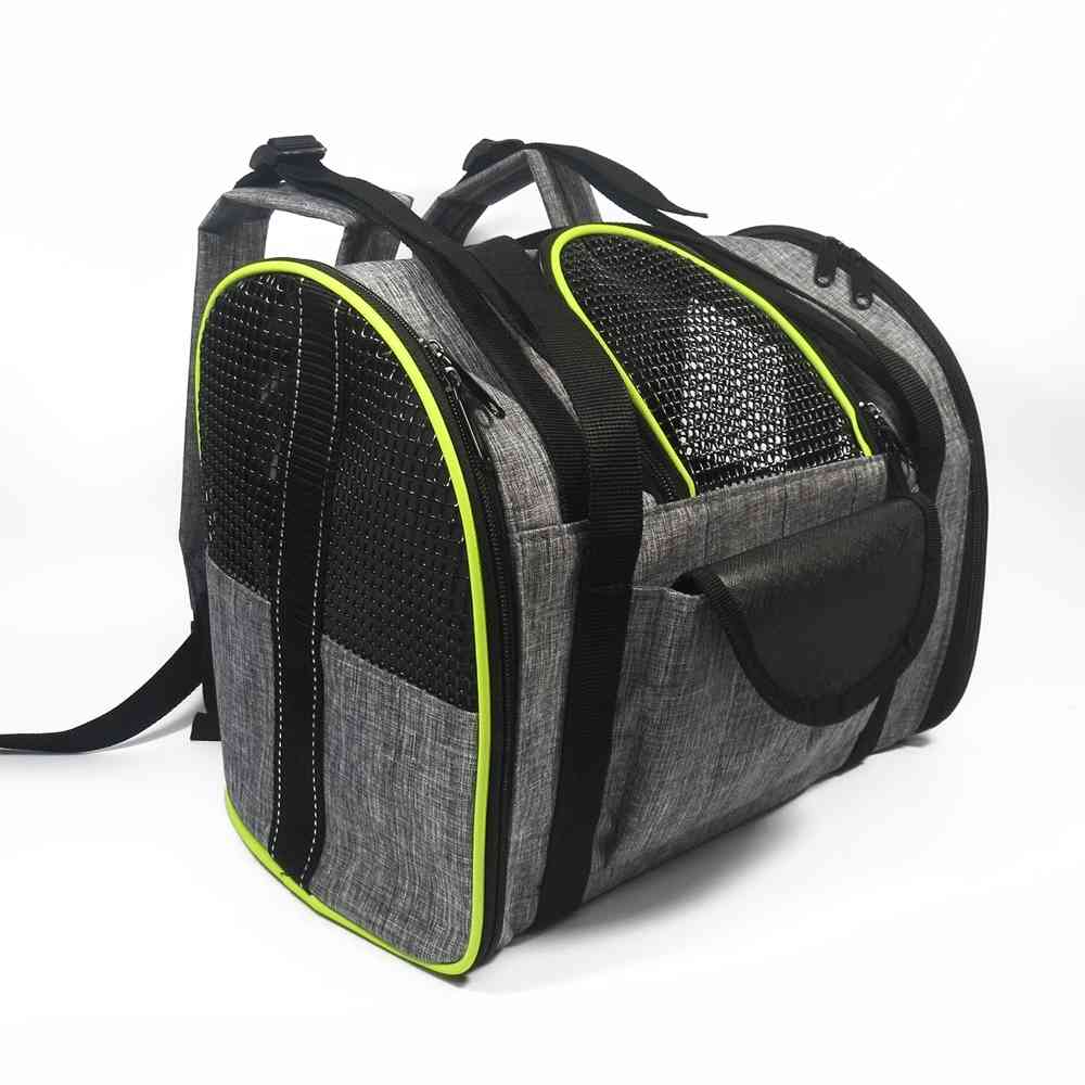 Cat Carrier Backpack Pet Outdoor Car Carrying Bag Breathable Mesh Foldable Hold Bag For Pet Dog Cats Travel Hiking Airline Bags