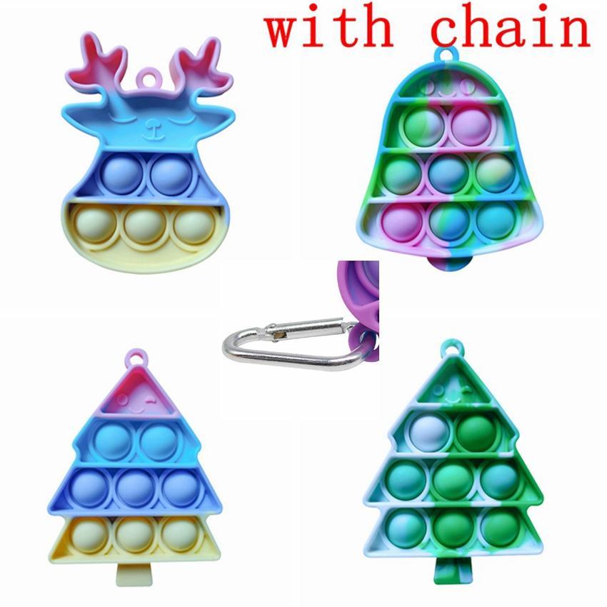 Christmas Chain Tree Bell Keyrin Push Bubble Fidget Toy Mini Stress Reliever Sensory Toys Key Pendant
Christmas Chain Tree Bell Keyrin Push Bubble Fidget Toy Mini Stress Reliever Sensory Toys Key Pendant