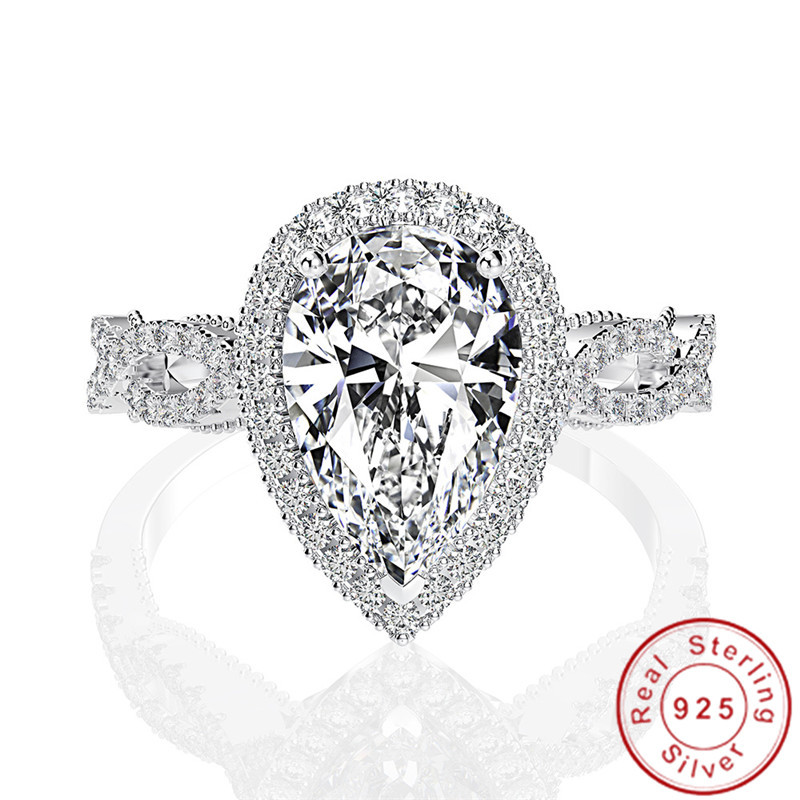 Water Drop 4ct Moissanite Diamond Ring 100% Original 925 sterling silver Engagement Wedding band Rings for Women Fine Jewelry
Water Drop 4ct Moissanite Diamond Ring 100% Original 925 sterling silver Engagement Wedding band Rings for Women Fine Jewelry