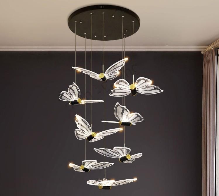 Modern led chandelier butterfly stair lamp Nordic duplex attic long line lamp villa apartment restaurant indoor lighting luster
Modern led chandelier butterfly stair lamp Nordic duplex attic long line lamp villa apartment restaurant indoor lighting luster