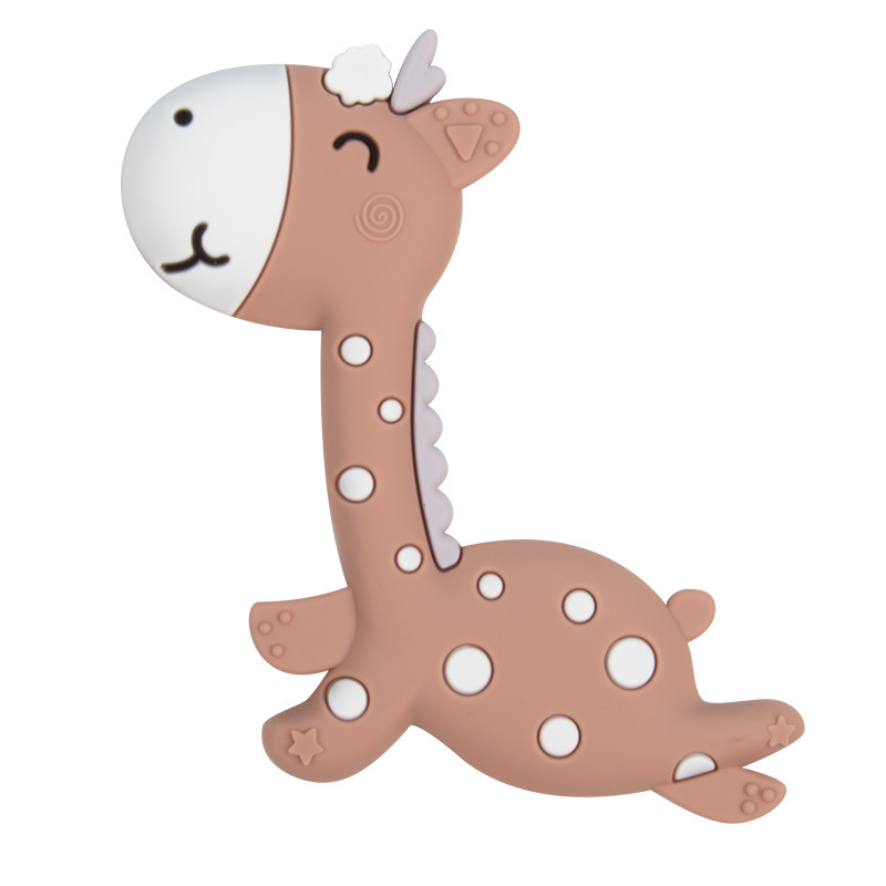 Cartoon Giraffe Soothing Teething Ring Toy Pacifier Teether Molar Chewing Infant Toddler Silicone BPA-Free Baby Teether
Cartoon Giraffe Soothing Teething Ring Toy Pacifier Teether Molar Chewing Infant Toddler Silicone BPA-Free Baby Teether
