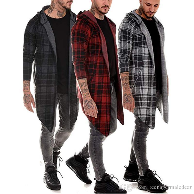 Mens Designer Winter Coats Plaid Printed Autumn England Style Casual Long Sleeved Hooded Windbreak Mens Fashion Coats, Tan;black
Mens Designer Winter Coats Plaid Printed Autumn England Style Casual Long Sleeved Hooded Windbreak Mens Fashion Coats, Tan;black