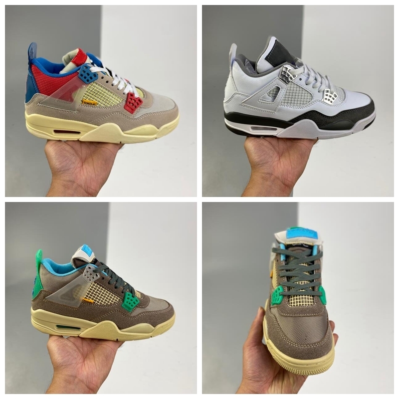 2021 New Union LA x 4 basketball shoes Taupe Haze CU9981-100 4s White Black Men Women Sneakers Grey Red trainers Size36-47
2021 New Union LA x 4 basketball shoes Taupe Haze CU9981-100 4s White Black Men Women Sneakers Grey Red trainers Size36-47
