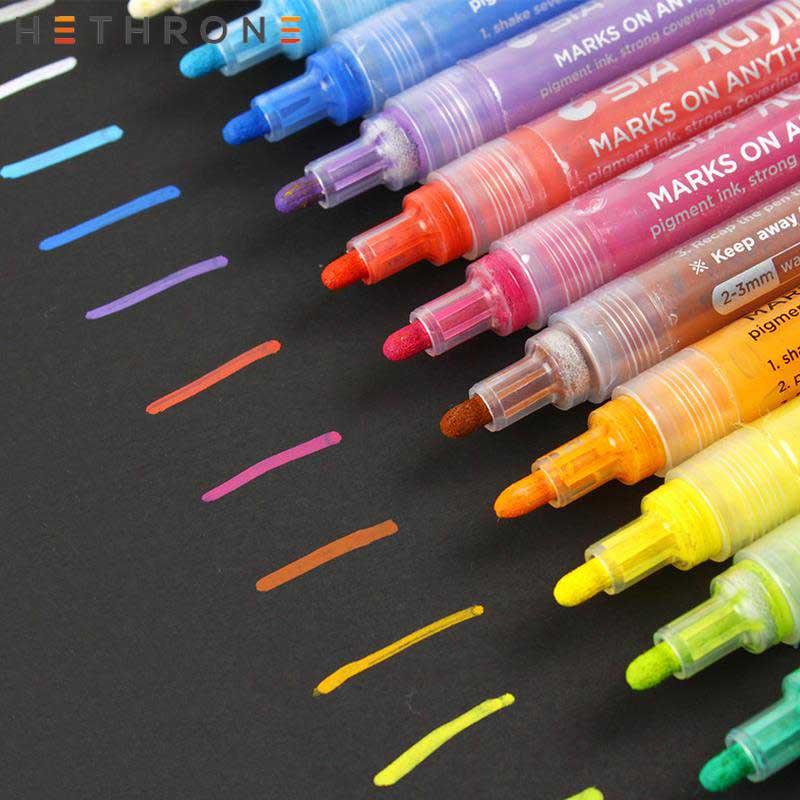 Highlighters Hethrone STA Metallic For CD Ceramic Glass Markers Brush Pen DIY Special Graffiti Acrylic Waterproof Paint Drawing Art Supplies
Highlighters Hethrone STA Metallic For CD Ceramic Glass Markers Brush Pen DIY Special Graffiti Acrylic Waterproof Paint Drawing Art Supplies