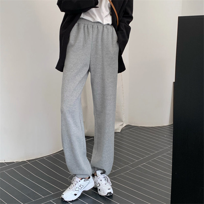 Lady Warm Loose Chic Thin Summer OL High Waist Casual Brief Gentle All Match Harem Trousers Wide Leg Pants 210421