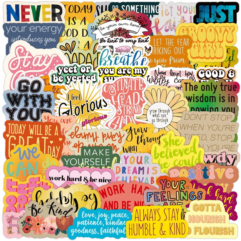 10/30/50/100PCS Motivational Phrases Sticker Quotes Sentences Waterproof for Laptop Phone Office Study Room Graffiti Decal Toy
10/30/50/100PCS Motivational Phrases Sticker Quotes Sentences Waterproof for Laptop Phone Office Study Room Graffiti Decal Toy