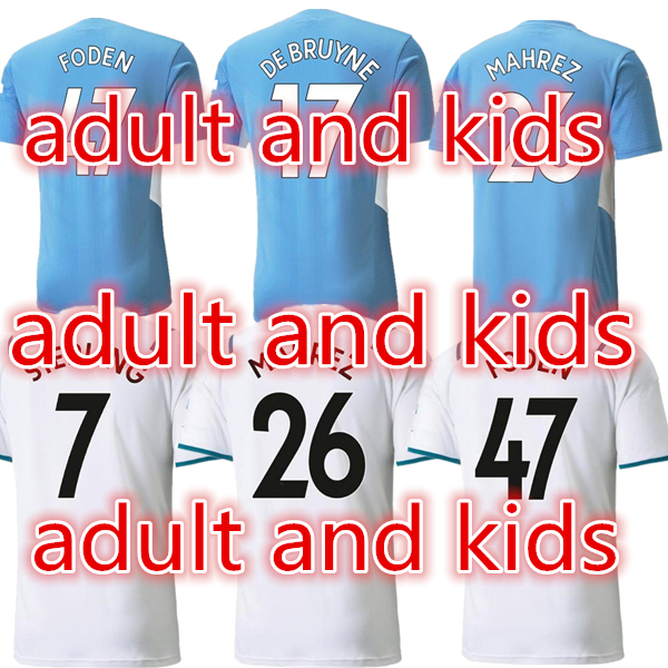 21 22 soccer jersey GREALISH STERLING FERRAN DE BRUYNE FODEN Fans version 2021 2022 football shirts uniform men + kids kit
21 22 soccer jersey GREALISH STERLING FERRAN DE BRUYNE FODEN Fans version 2021 2022 football shirts uniform men + kids kit