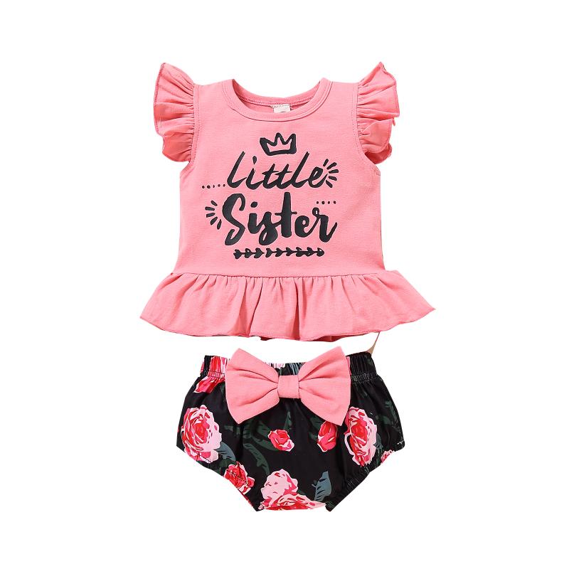 Clothing Sets 2022 Summer Baby Girl Clothes Set Fashion Letter Short Sleeve Tops Flower Shorts For Born Infant Outfit, White
Clothing Sets 2022 Summer Baby Girl Clothes Set Fashion Letter Short Sleeve Tops Flower Shorts For Born Infant Outfit, White