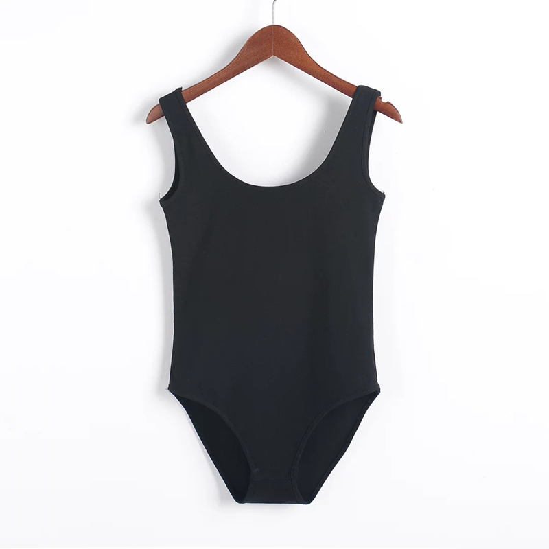 Sexy bodysuit women Swimsuit Stretch sleeveless rompers s jumpsuit backless white Jumpsuit overalls for 210521