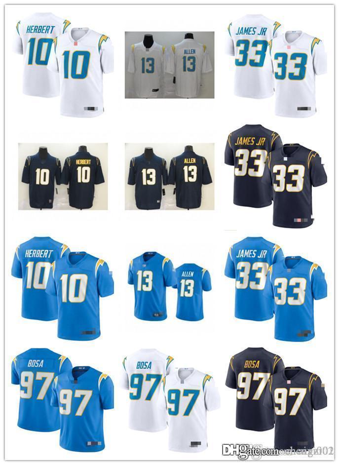 Mens Womens Youth Football Jerseys Los Angeles Chargers 97 Joey Bosa 13 Keenan Allen 33 Derwin James 10 Justin Herbert customs P, Black;red
Mens Womens Youth Football Jerseys Los Angeles Chargers 97 Joey Bosa 13 Keenan Allen 33 Derwin James 10 Justin Herbert customs P, Black;red
