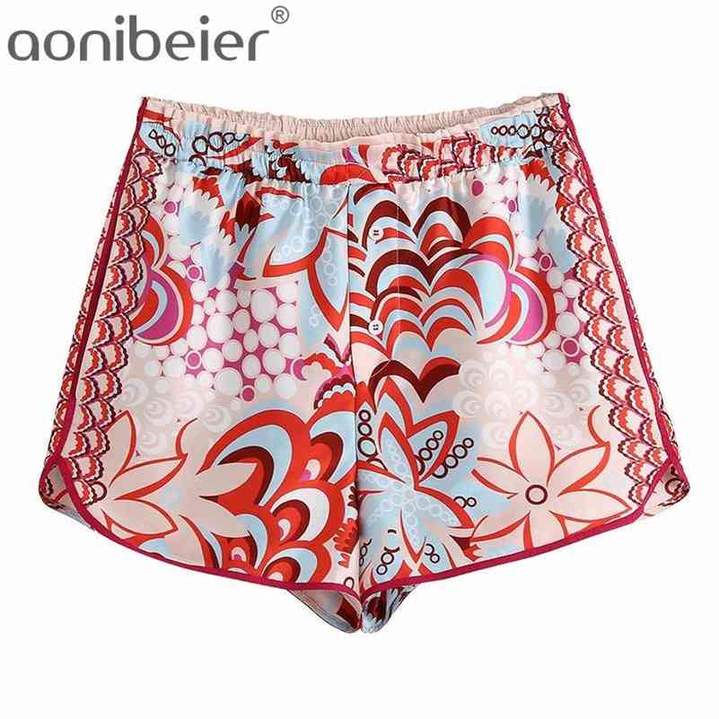 Aonibeier Ornate Print Summer Women Shorts Button Front Elastic High Waist Shorts Beach Holiday Casual Loose Shorts Bottoms 210611
Aonibeier Ornate Print Summer Women Shorts Button Front Elastic High Waist Shorts Beach Holiday Casual Loose Shorts Bottoms 210611