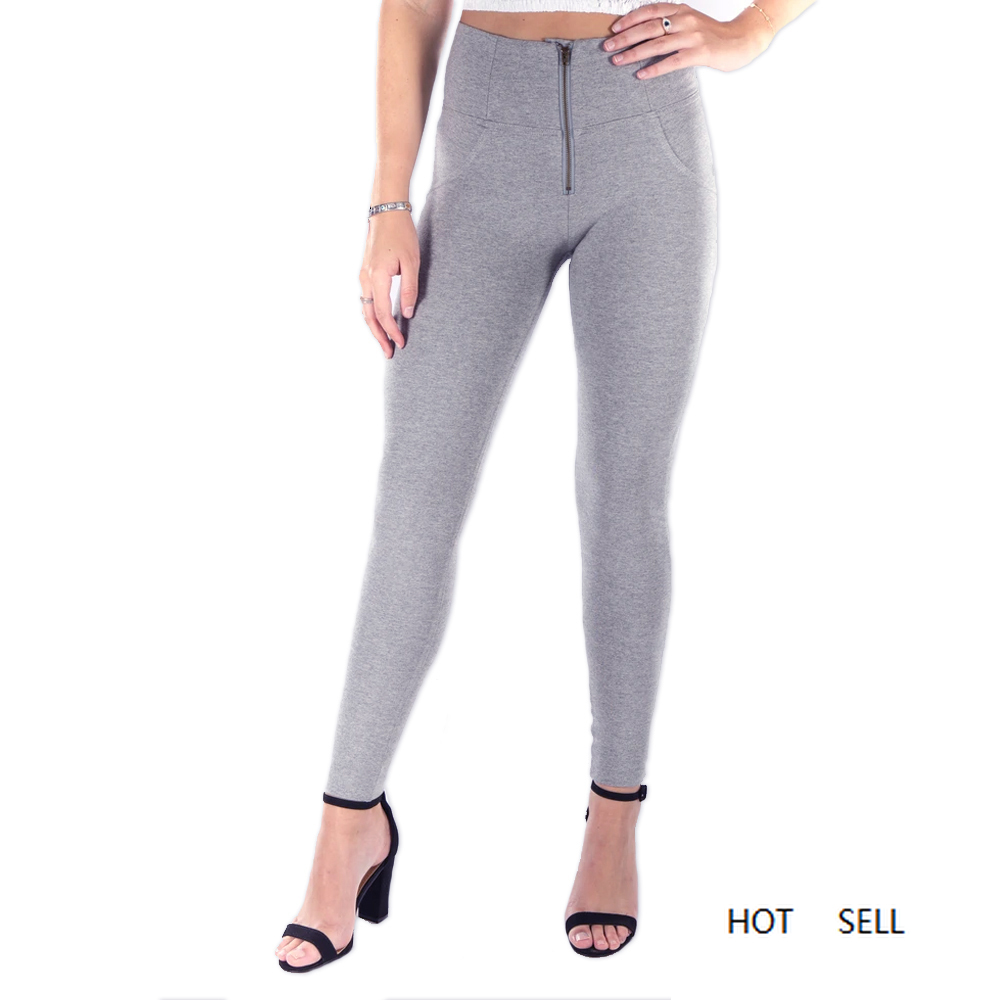 Fashion Women High Waist Leggings Women Zipper Comfortable Elastic Pencil Grey Knitted, Gray
Fashion Women High Waist Leggings Women Zipper Comfortable Elastic Pencil Grey Knitted, Gray