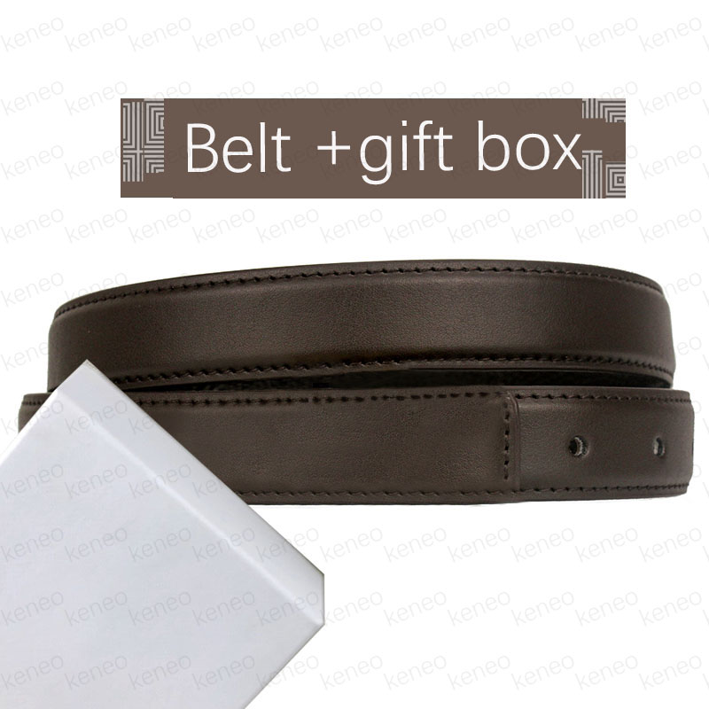 Unisex Fashion Male Belt Genuine Leather Men Belts High Quality Smooth Buckle Female Belts for Women Strap Jeans Leather Belt with Box, Black;brown
Unisex Fashion Male Belt Genuine Leather Men Belts High Quality Smooth Buckle Female Belts for Women Strap Jeans Leather Belt with Box, Black;brown