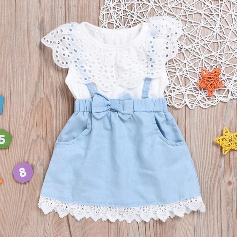 Girl's Dresses Baby Dress Girl Fashion Sleevelss Lace White Faux-two Party Cotton Summer
Girl's Dresses Baby Dress Girl Fashion Sleevelss Lace White Faux-two Party Cotton Summer