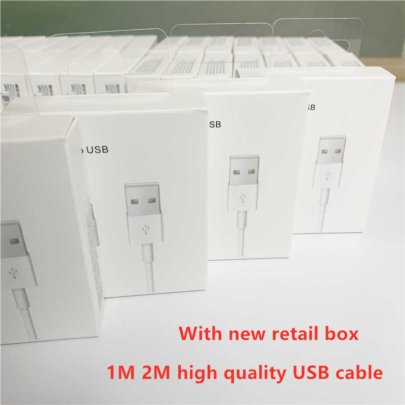 10pcs/lot New 1m 2m High quality OEM OD:3.0mm Data USB charger Cable With retail packaging for 6 7 8 Plus X XR XS Max, 6a quality
10pcs/lot New 1m 2m High quality OEM OD:3.0mm Data USB charger Cable With retail packaging for 6 7 8 Plus X XR XS Max, 6a quality