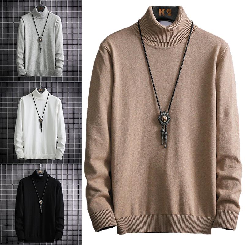 Men's Sweaters Autumn And Winter Casual Slim Knit Sweater Men Turtleneck Pullover Solid Color Long Sleeve Cotton Bottoming Shirt, White;black
Men's Sweaters Autumn And Winter Casual Slim Knit Sweater Men Turtleneck Pullover Solid Color Long Sleeve Cotton Bottoming Shirt, White;black