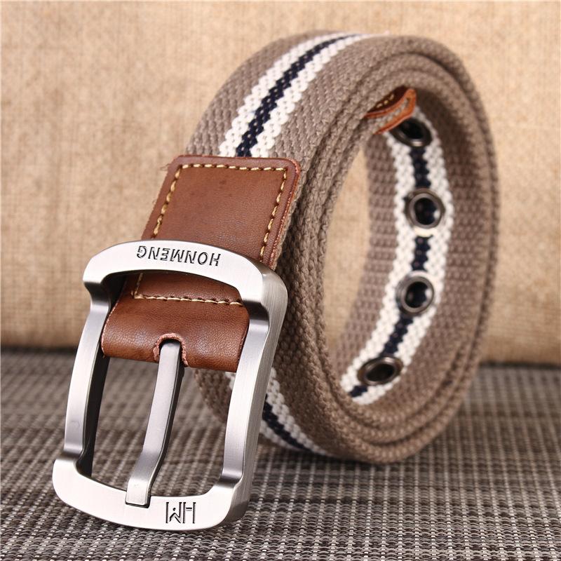 Belts Canvas Men's Belt Casual Students Pin Buckle Waistband Military Tactical Strap Male Stretch Elastic For Pants Jeans, Black;brown
Belts Canvas Men's Belt Casual Students Pin Buckle Waistband Military Tactical Strap Male Stretch Elastic For Pants Jeans, Black;brown