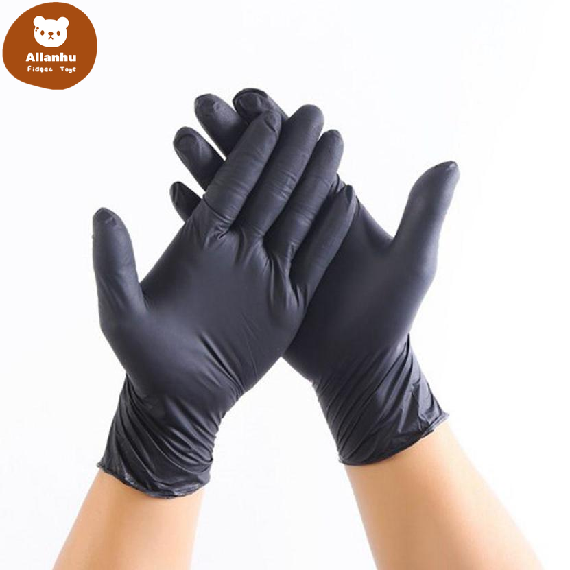 100pcs/pack Disposable Nitrile Latex Gloves Specifications Optional Anti-skid Anti-acid Gloves B Grade Rubber Glove Cleaning Gloves gr от DHgate WW