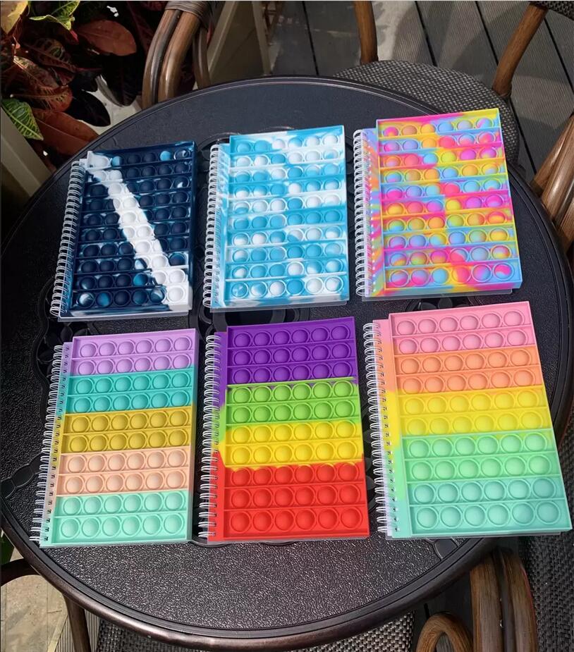 DHL Tie Dye Rainbow Fidget Notebook A5 Push Bubble Pop Cover Notebooks School Stationery Kids Girls Boys Christmas Gift Toys Ball Puzzle
DHL Tie Dye Rainbow Fidget Notebook A5 Push Bubble Pop Cover Notebooks School Stationery Kids Girls Boys Christmas Gift Toys Ball Puzzle