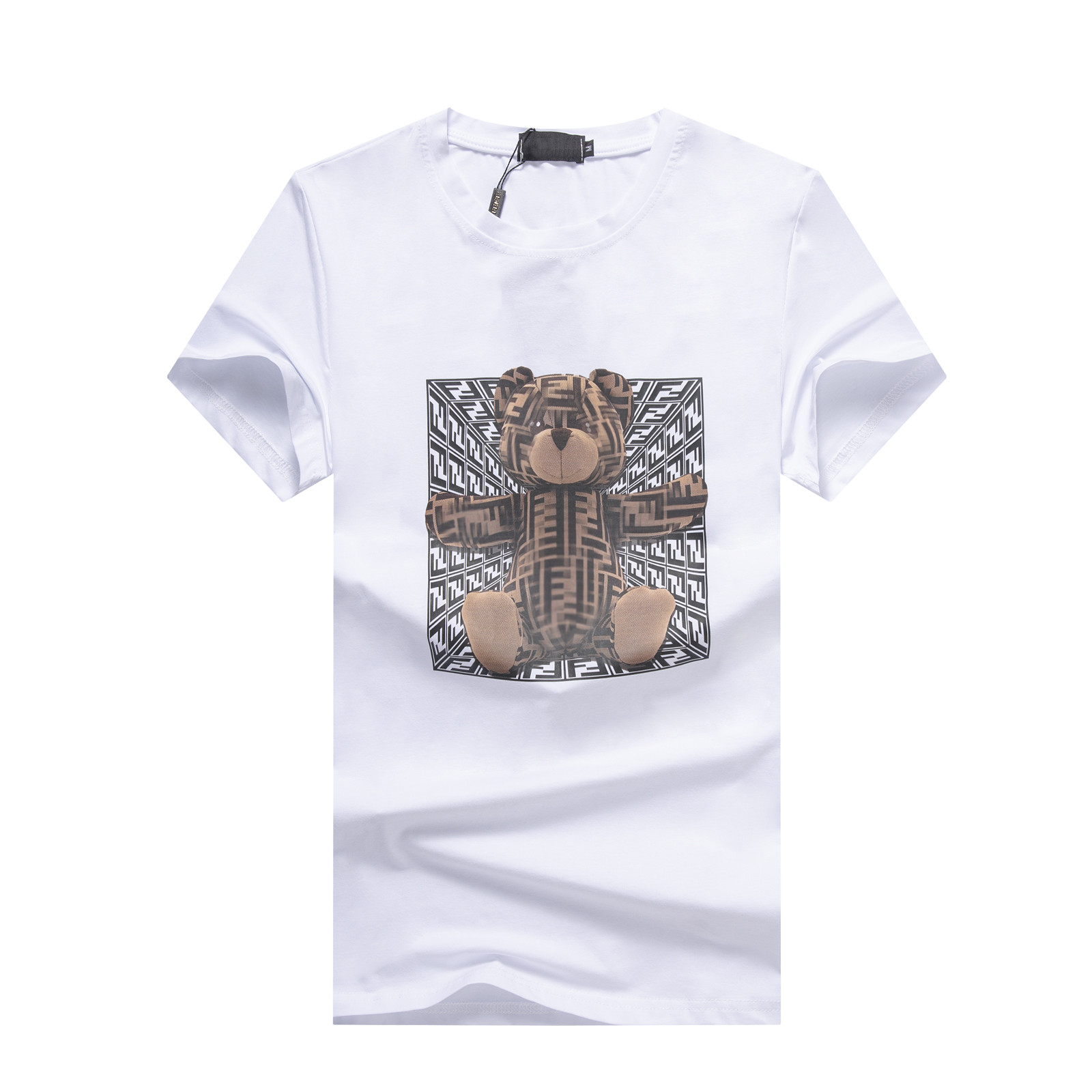 2021 Mens summer t shirt tide famous designer Printing short sleeved embroidered Black White top 15 styles loose male and womens clothes M-3XL#10
2021 Mens summer t shirt tide famous designer Printing short sleeved embroidered Black White top 15 styles loose male and womens clothes M-3XL#10