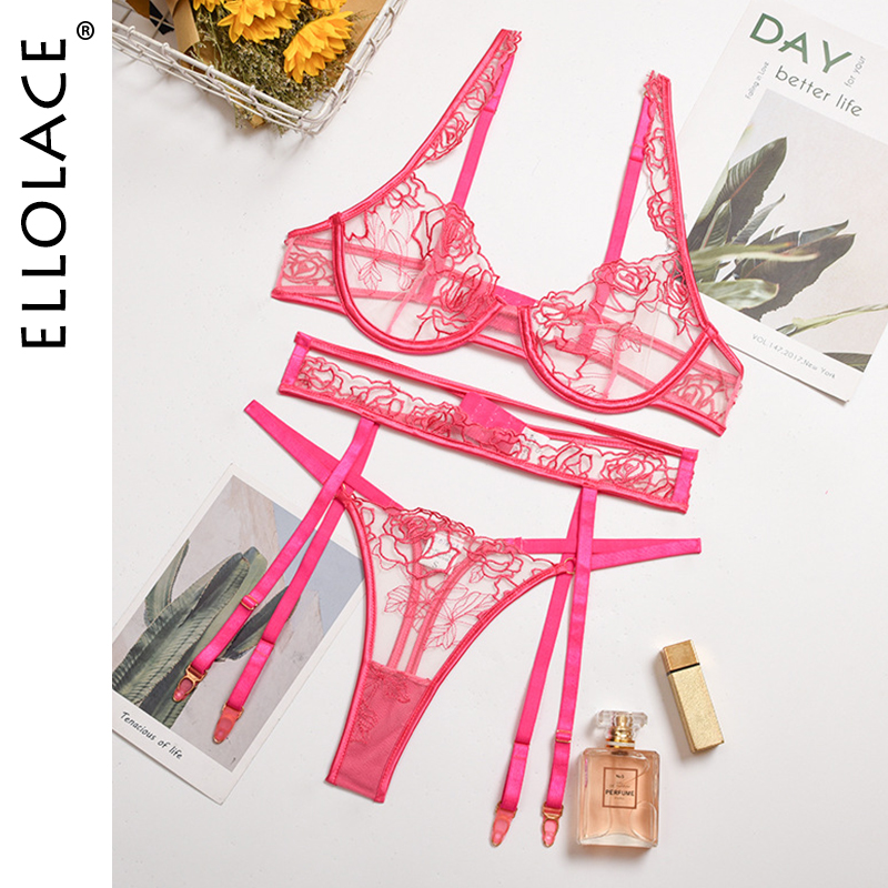 Floral Lingerie Set Sexy Transparent Bra Set Womens Underwear Set Embroidery Sexy Lingerie Push Up Bra Lace Underwear, Red
Floral Lingerie Set Sexy Transparent Bra Set Womens Underwear Set Embroidery Sexy Lingerie Push Up Bra Lace Underwear, Red