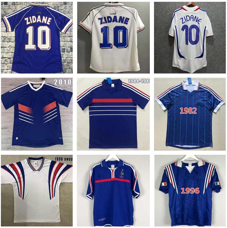 1998 Retro version FRANCE soccer jersey 96 98 02 04 06 ZIDANE HENRY MAILLOT DE FOOT Soccer shirt 2000 Home Trezeguet football uniform, 1995
1998 Retro version FRANCE soccer jersey 96 98 02 04 06 ZIDANE HENRY MAILLOT DE FOOT Soccer shirt 2000 Home Trezeguet football uniform, 1995