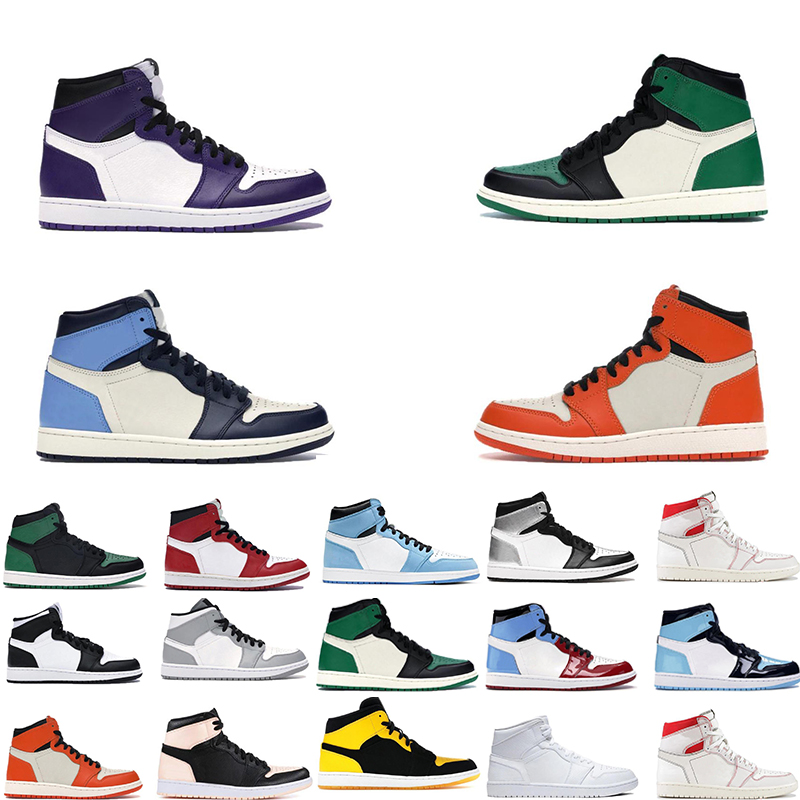 Mens 1 high OG basketball shoes 1s University Blue silver royal toe black metallic gold mid smoke grey UNC Patent men women Sneakers trainers, 35
Mens 1 high OG basketball shoes 1s University Blue silver royal toe black metallic gold mid smoke grey UNC Patent men women Sneakers trainers, 35