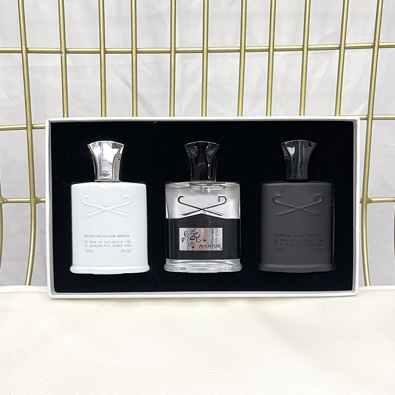 man perfume set 30ml*3 pieces fragrances suit classical men spray Aventus Silver Mountain Water Green Irish Tweed fast delivery
man perfume set 30ml*3 pieces fragrances suit classical men spray Aventus Silver Mountain Water Green Irish Tweed fast delivery