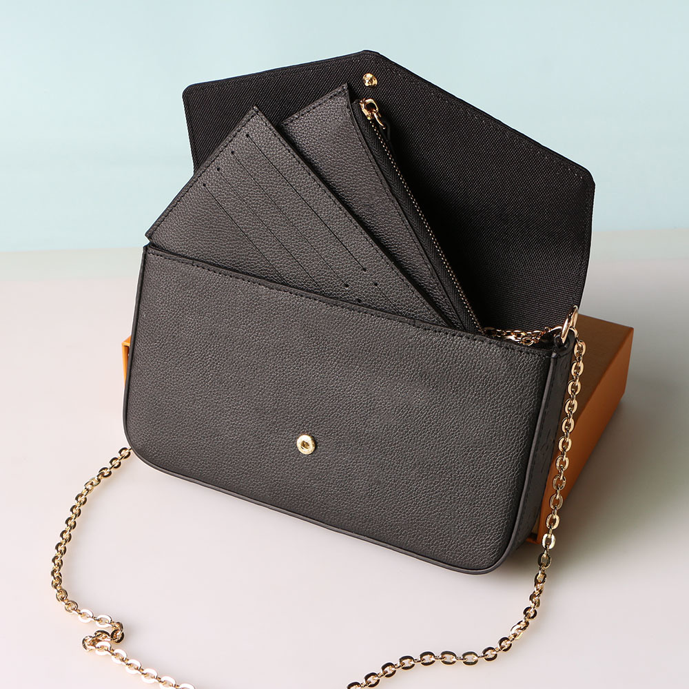 Wallet Women Luxury High Quality One-Shoulder Messenger Bag Metal Chain With Card Holder Designer Gift Box Dust 75% Off Factory Store Sale
Wallet Women Luxury High Quality One-Shoulder Messenger Bag Metal Chain With Card Holder Designer Gift Box Dust 75% Off Factory Store Sale