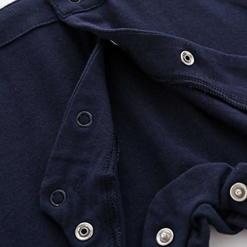 Baby Boys Gentleman Romper born Formal Outfits Children Birthday Baptism Clothes Toddler Infant Cotton Jumpsuit 210615