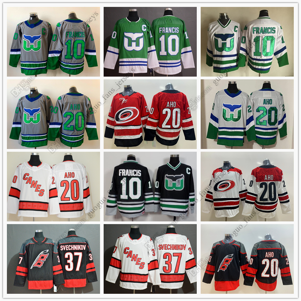 Vintage Ice Hockey Jerseys 1 Mike Liut 10 Ron Francis 11 Kevin Dineen 14 Justin Williams 20 Sebastian Aho 37 Andrei Svechnikov 86 Teuvo Teravainen, Picture
Vintage Ice Hockey Jerseys 1 Mike Liut 10 Ron Francis 11 Kevin Dineen 14 Justin Williams 20 Sebastian Aho 37 Andrei Svechnikov 86 Teuvo Teravainen, Picture