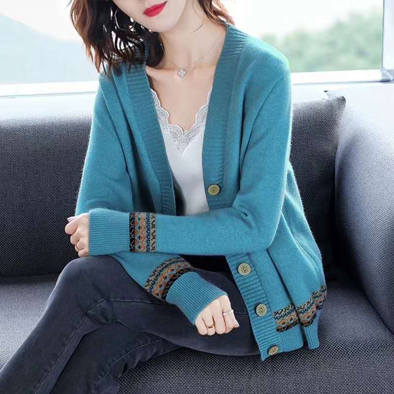 Knitted Cardigan Women Plus Size Tops Vintage Sweater Long Sleeve Autumn Winte V Neck Clothes Ladies Casual Green Pink
Knitted Cardigan Women Plus Size Tops Vintage Sweater Long Sleeve Autumn Winte V Neck Clothes Ladies Casual Green Pink