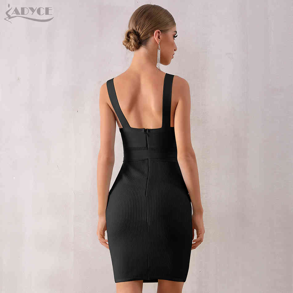 Summer Bandage Dress Women Sexy Sleeveless Spaghetti Strap Bodycon Club Celebrity Evening Party es 210423