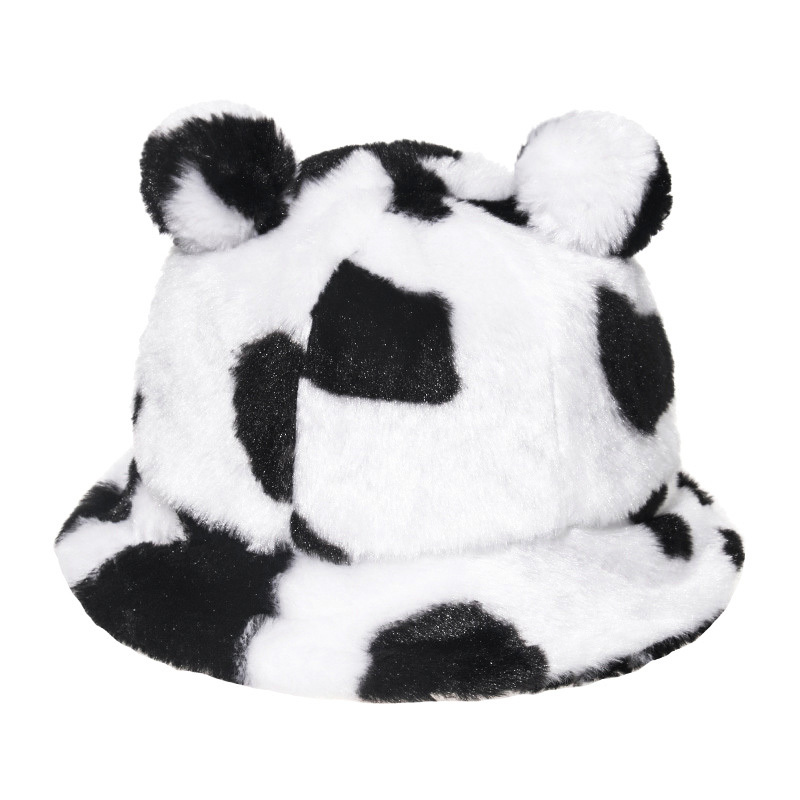 New Faux Fur Winter Panama Bear Ear Outdoor Sunscreen Bucket Hat Versatile Leopard Print Cow Rabbit Hair Plush Basin Cap9HPJ, Blue;gray
New Faux Fur Winter Panama Bear Ear Outdoor Sunscreen Bucket Hat Versatile Leopard Print Cow Rabbit Hair Plush Basin Cap9HPJ, Blue;gray