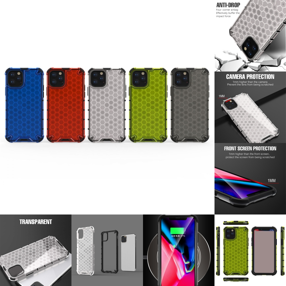 2 in 1 Hybrid Honeycomb Armor Case For Iphone 12 11 XS Max XR 8 7 6S Transparent Hard Shockproof Cover, Black
2 in 1 Hybrid Honeycomb Armor Case For Iphone 12 11 XS Max XR 8 7 6S Transparent Hard Shockproof Cover, Black