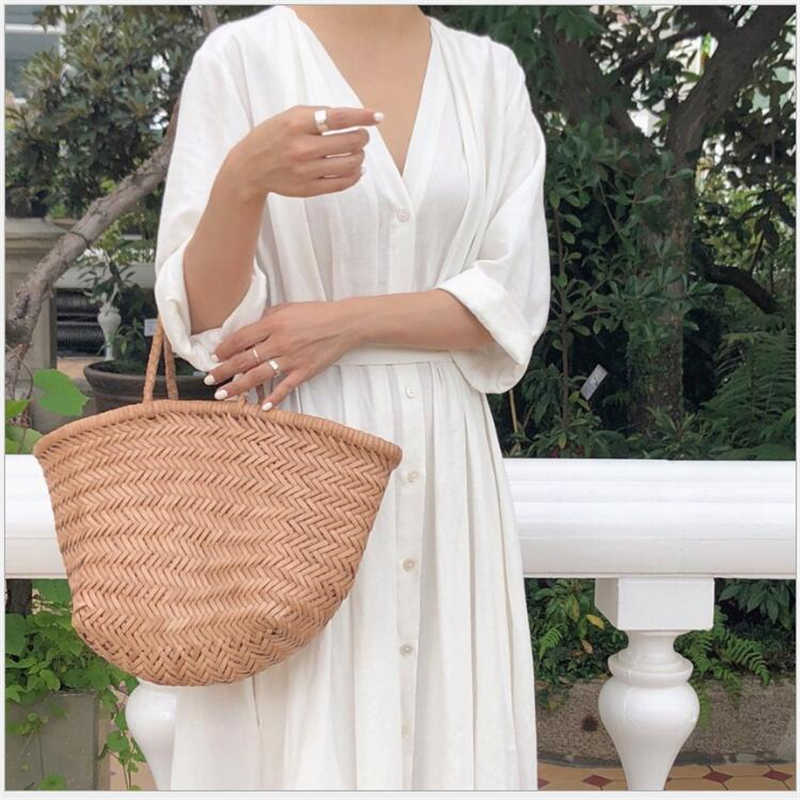 Women Dresses Spring Summer Cotton Linen Ladies Pleated Long White Dresses V Neck Lace Up Bow vestidos de verano R135 T200416