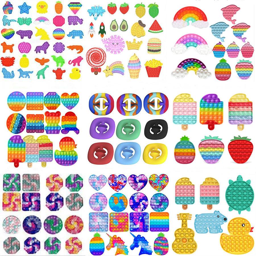 Fidget Reliver Stress Toys Rainbow Push Bubble Antistress Sensory Toy To Relieve Autism DHL Shipping
Fidget Reliver Stress Toys Rainbow Push Bubble Antistress Sensory Toy To Relieve Autism DHL Shipping