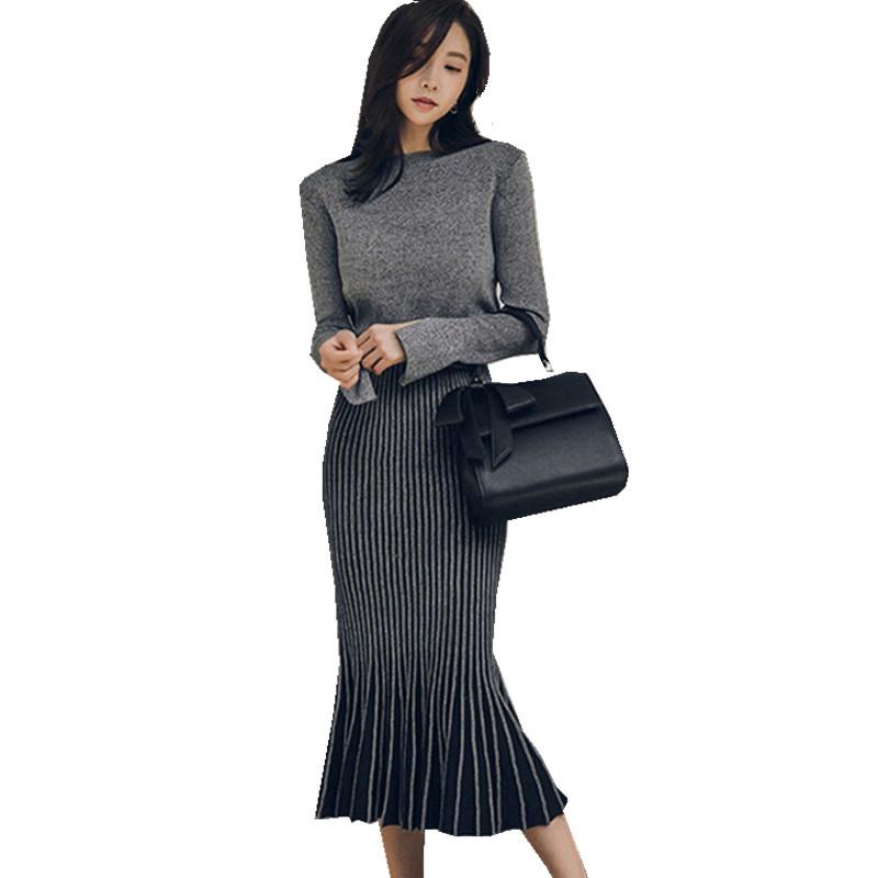 Two Piece Dress Grey Knit 2 Set Winter Women Sexy Slit Long Sleeve Sweater Skirt Casual Knitted Fishtail Bodycon Suit, Purple
Two Piece Dress Grey Knit 2 Set Winter Women Sexy Slit Long Sleeve Sweater Skirt Casual Knitted Fishtail Bodycon Suit, Purple
