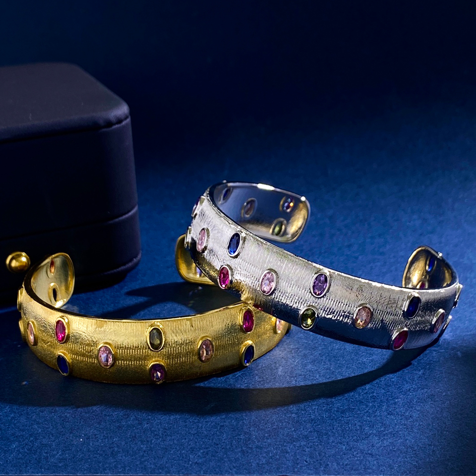 15Mm Diamond Cuff B… - image