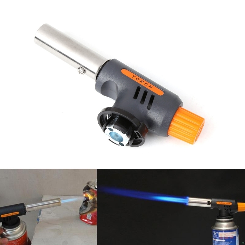 Portable Campsite Welding Gas Torch Flame Gun Flamethrower Butaan Brander Wind Proof