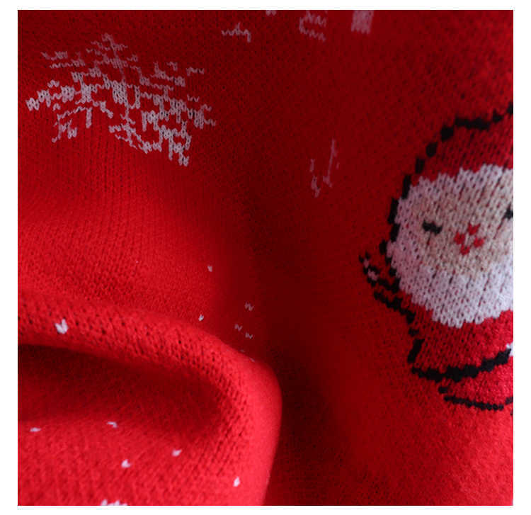 H.SA Christmas Sweater for Women Winter Knit Jumpers Long Sleeve Knitwear Oversized Pull Femme Thick Warm Snowman Sweater 210716