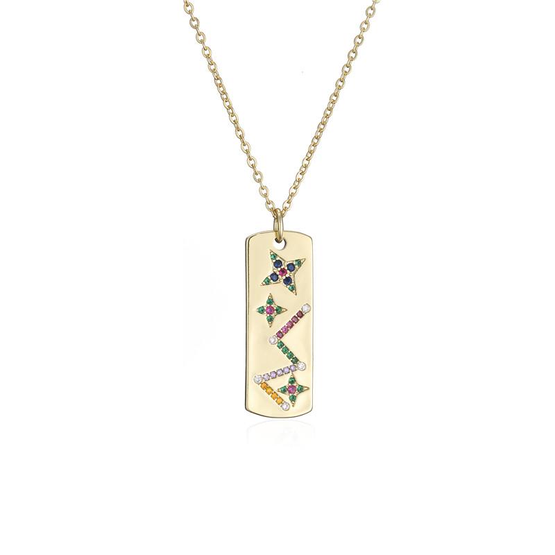 Pendant Necklaces Mafisar Arrival Unique Design Fashion Long Square Geometric Necklace For Women CZ Star Wedding Jewelry Gift
Pendant Necklaces Mafisar Arrival Unique Design Fashion Long Square Geometric Necklace For Women CZ Star Wedding Jewelry Gift