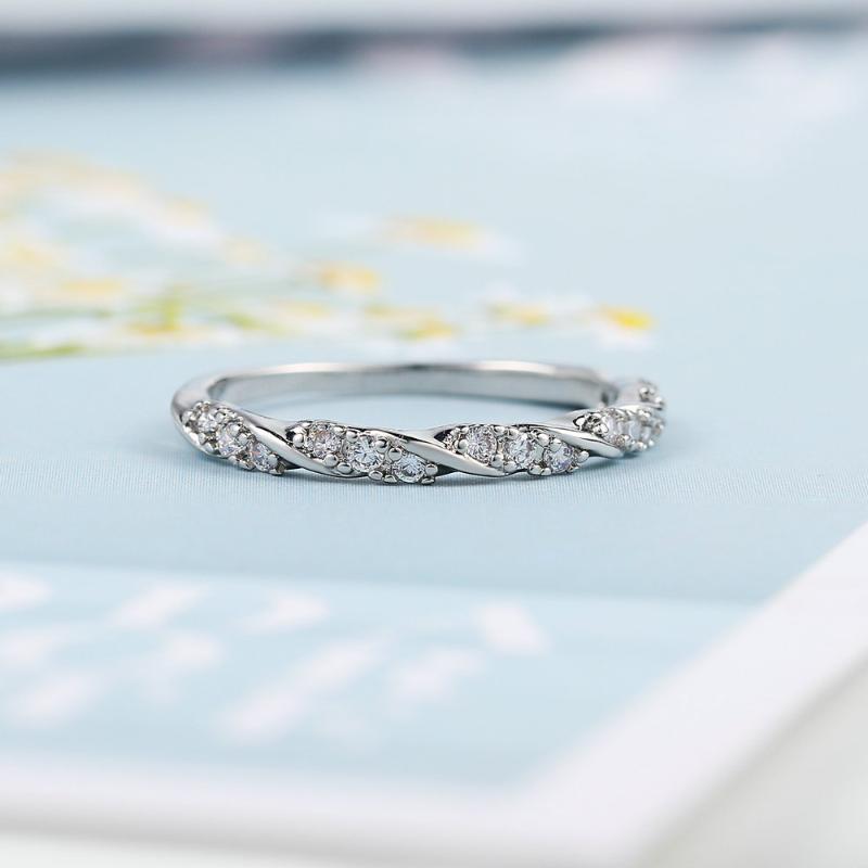 Cluster Rings Slim Engagement Ring For Women Simple Style Micro Zircon White Gold Color Wedding Gifts Fashion Jewelry DZR021, Golden;silver
Cluster Rings Slim Engagement Ring For Women Simple Style Micro Zircon White Gold Color Wedding Gifts Fashion Jewelry DZR021, Golden;silver