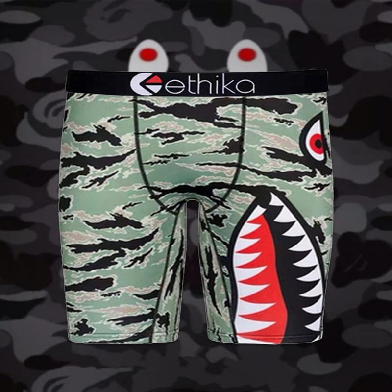 Underpants Ethika Fashion Camouflage Print Boxer Mens Long Underwear Tight Fitting Sexy Sports Shorts, 1038
Underpants Ethika Fashion Camouflage Print Boxer Mens Long Underwear Tight Fitting Sexy Sports Shorts, 1038