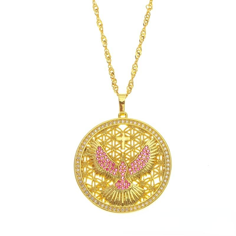 Pendant Necklaces 5Pc Punk Eagle Cross Necklace Women Hollow Round Religion Jewelry Rhinestone Peace Dove Sweater Chain Wholesale, Silver
Pendant Necklaces 5Pc Punk Eagle Cross Necklace Women Hollow Round Religion Jewelry Rhinestone Peace Dove Sweater Chain Wholesale, Silver